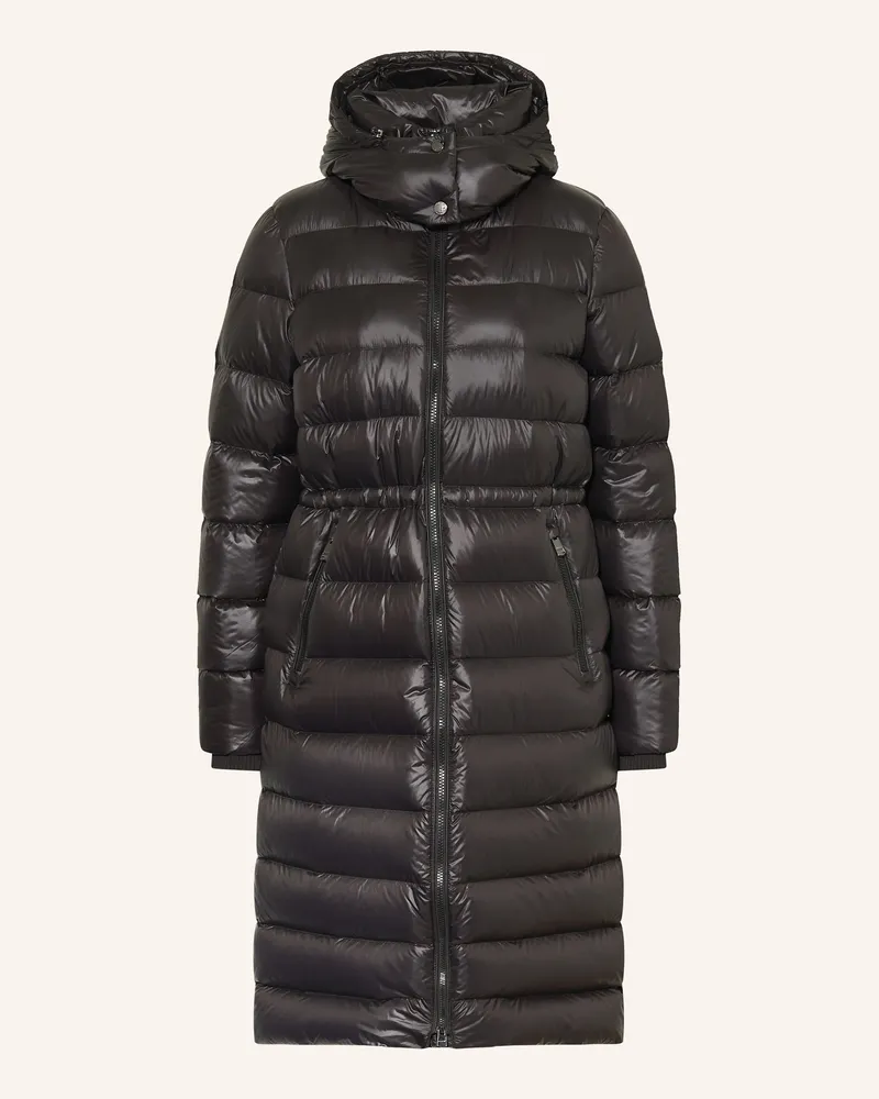 Tommy Hilfiger Daunenmantel mit abnehmbarer Kapuze Schwarz