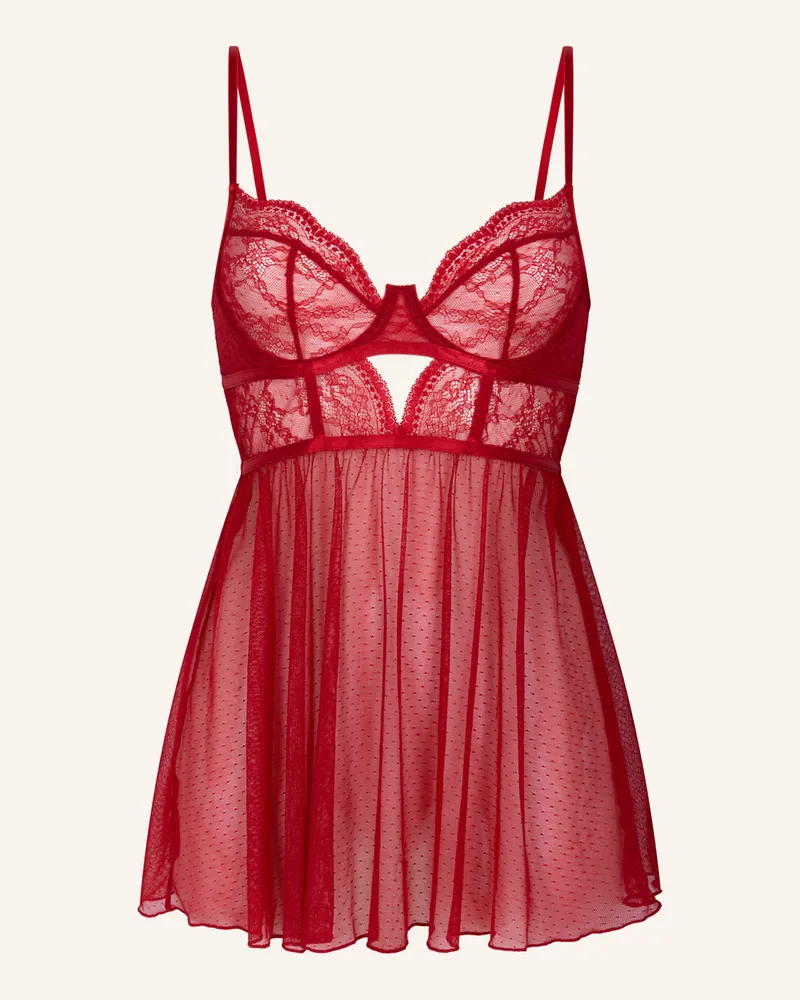 Hunkemöller Slipdress Isabelle rot Rot