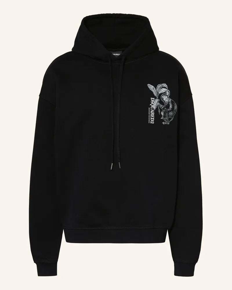 Dsquared2 Hoodie schwarz Schwarz