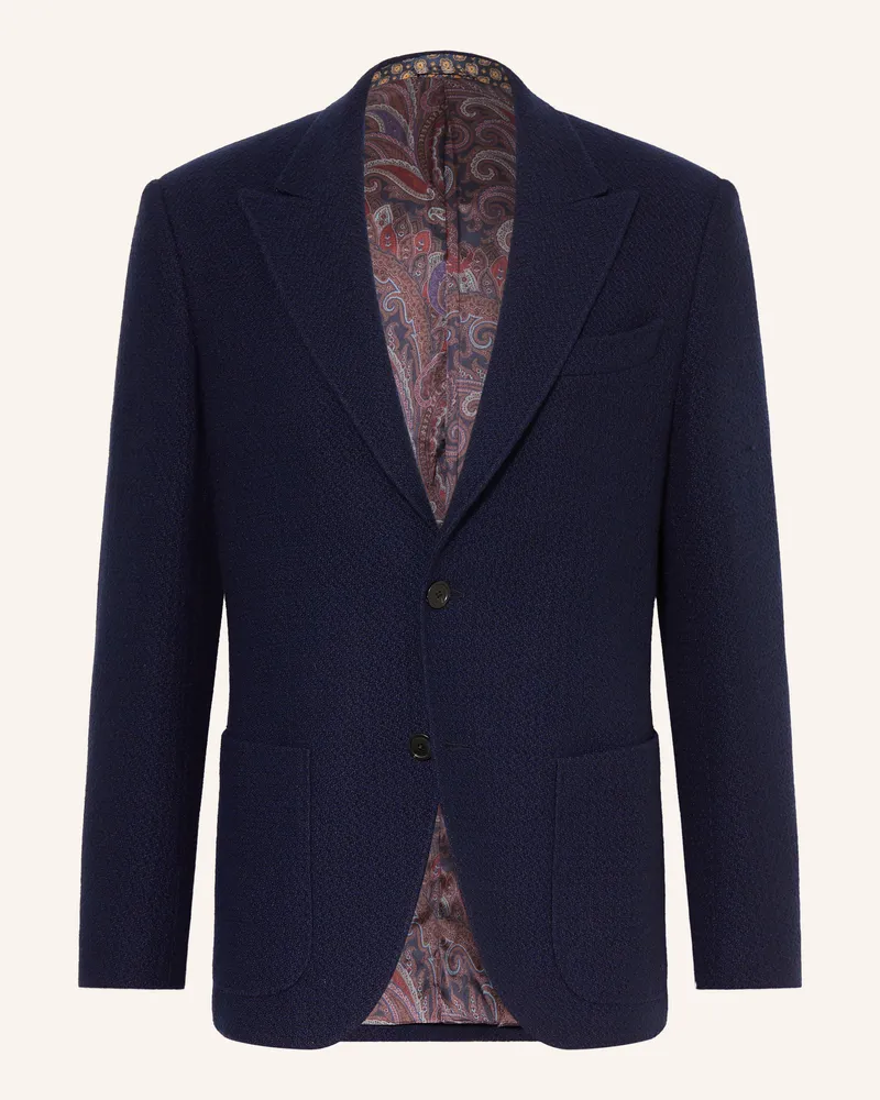 Etro Sakko Regular Fit Mit Cashmere blau Dunkelblau