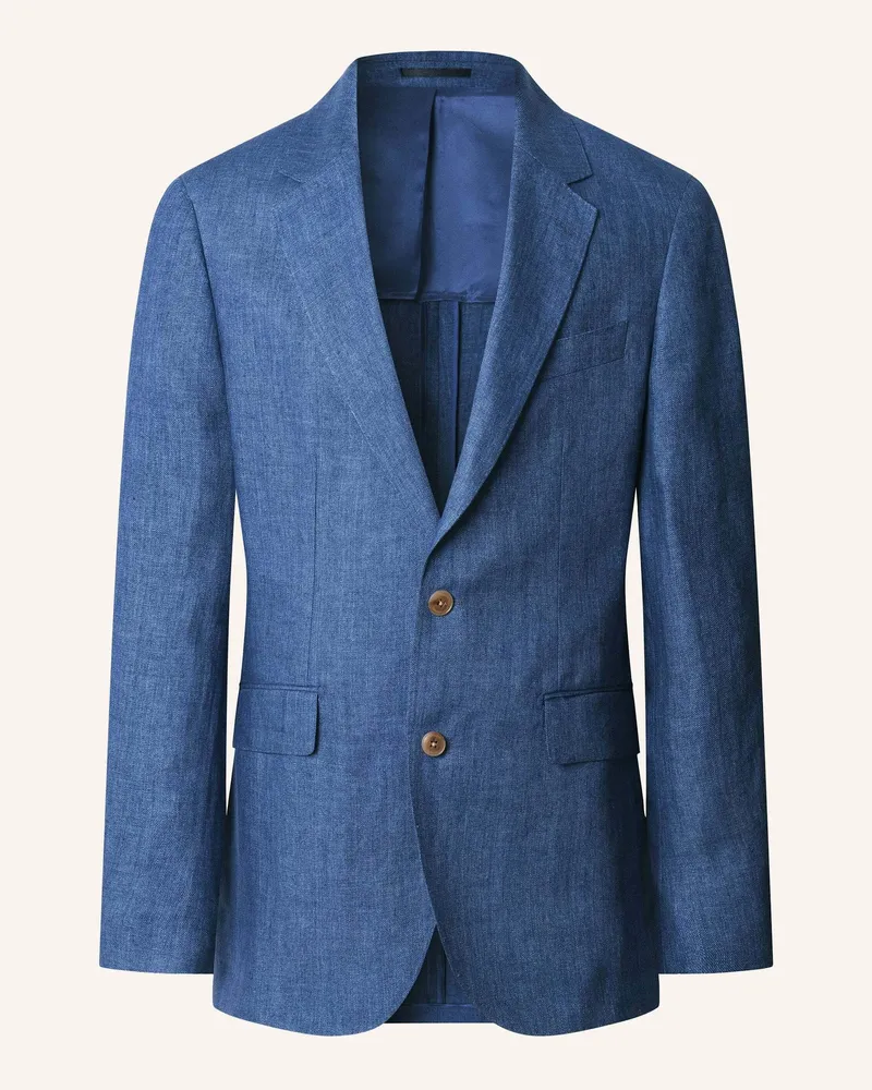 Hackett Blazer LINEN DELAVE HOPSACK Blau