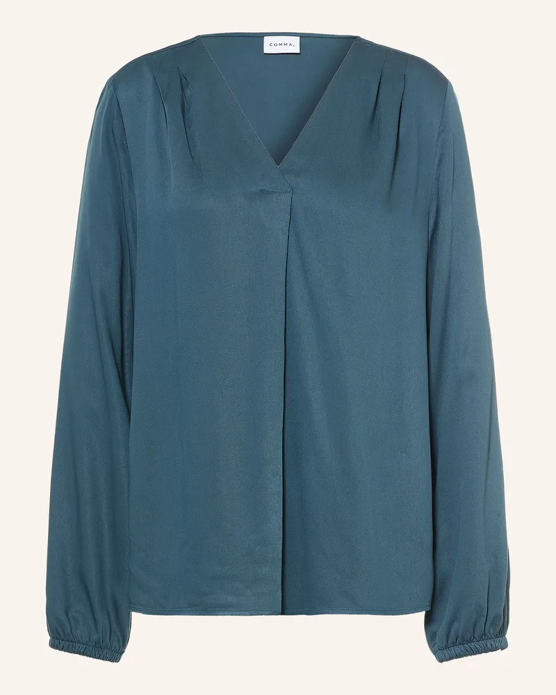 COMMA Blusenshirt gruen Petrol