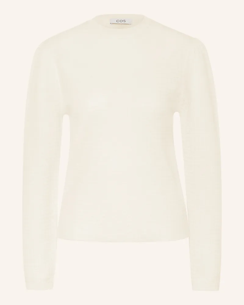 COS Pullover Mit Mohair weiss Ecru