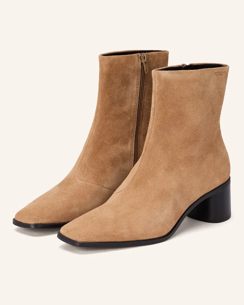 Vagabond Stiefeletten Fay beige Cognac