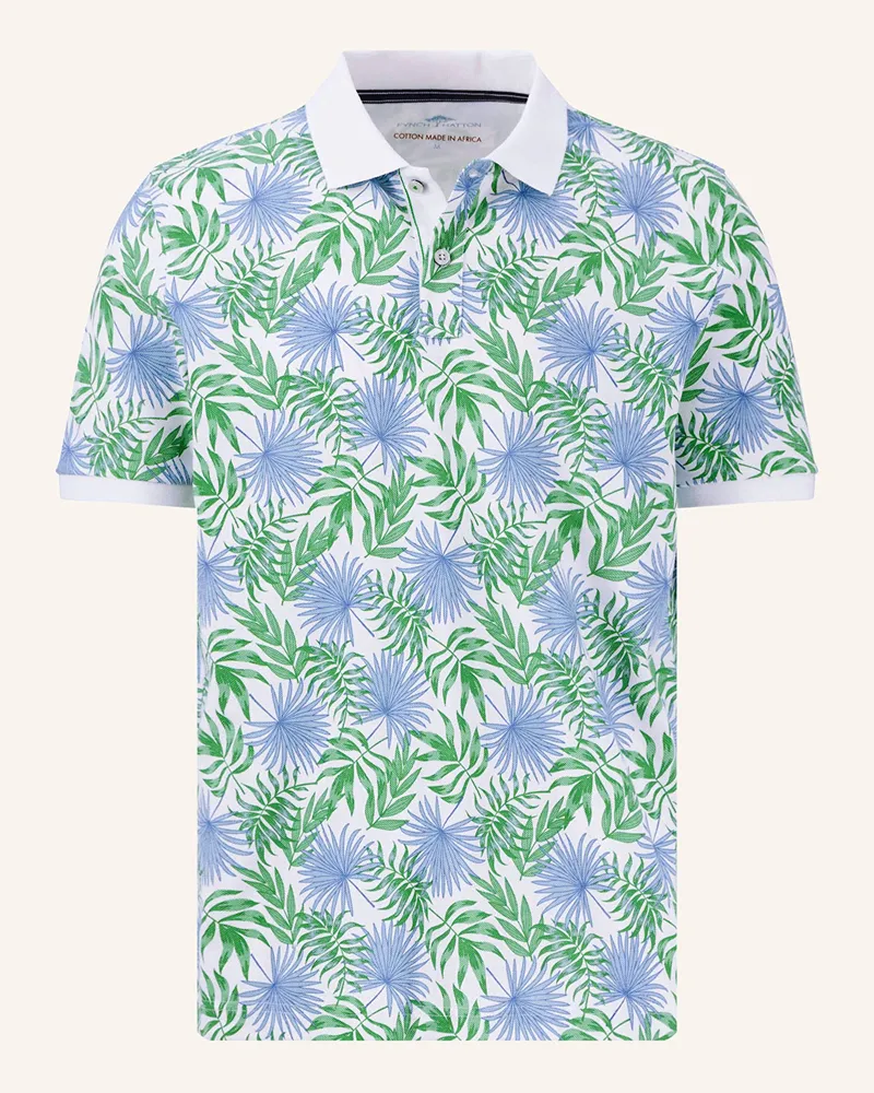 Fynch-Hatton Piqué-Poloshirt Weiss