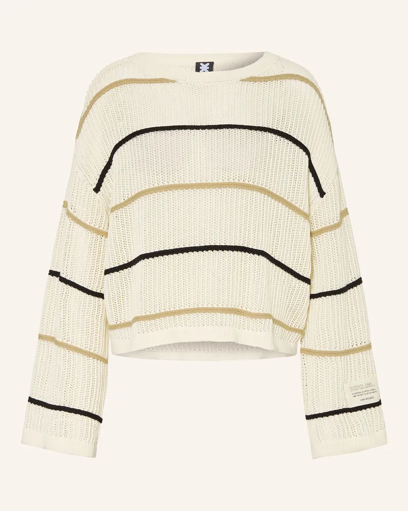 Karo Kauer Pullover weiss Ecru
