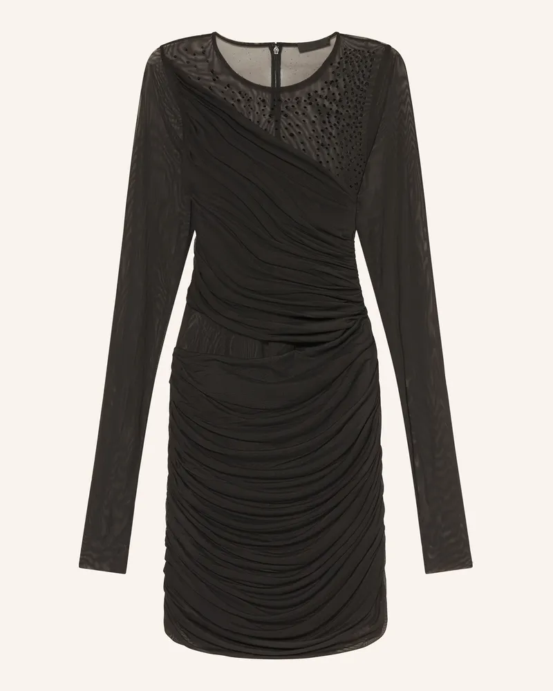 Liu Jo Etuikleid Aus Mesh Mit Schmucksteinen schwarz Schwarz