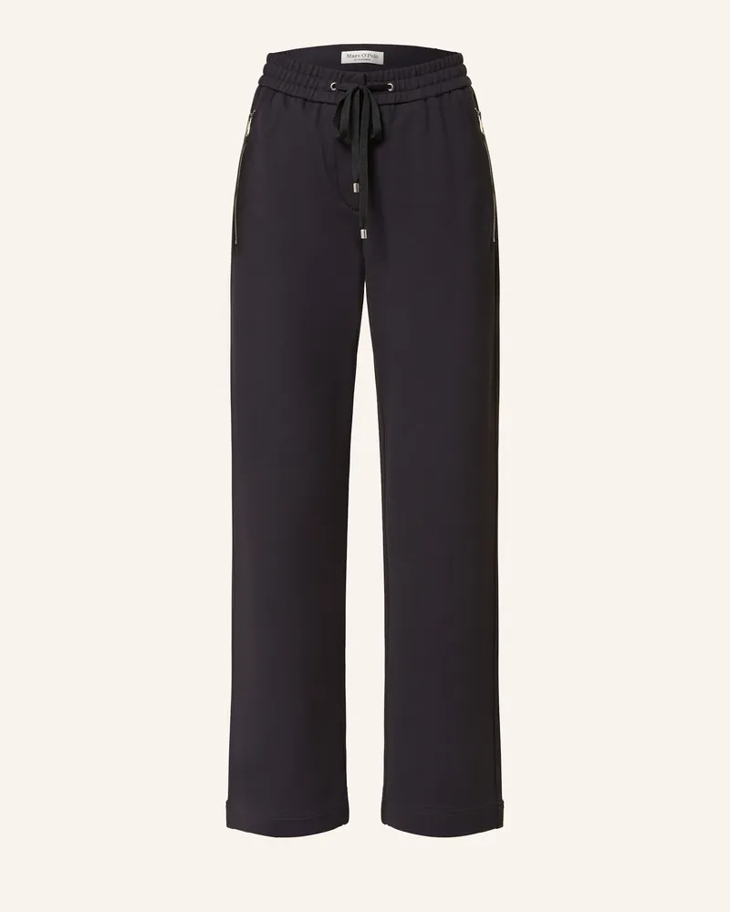 Marc O'Polo Hose im Jogging-Stil Schwarz