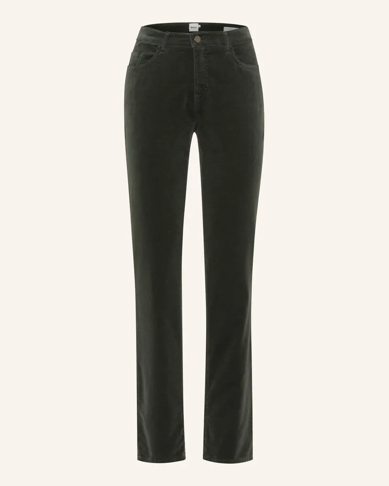 Brax Five-Pocket-Jeans Style Carola gruen Dunkelgrün