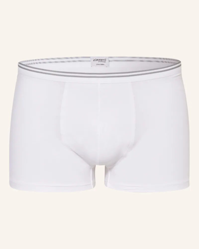 Zimmerli Boxershorts Pure Comfort weiss Weiss