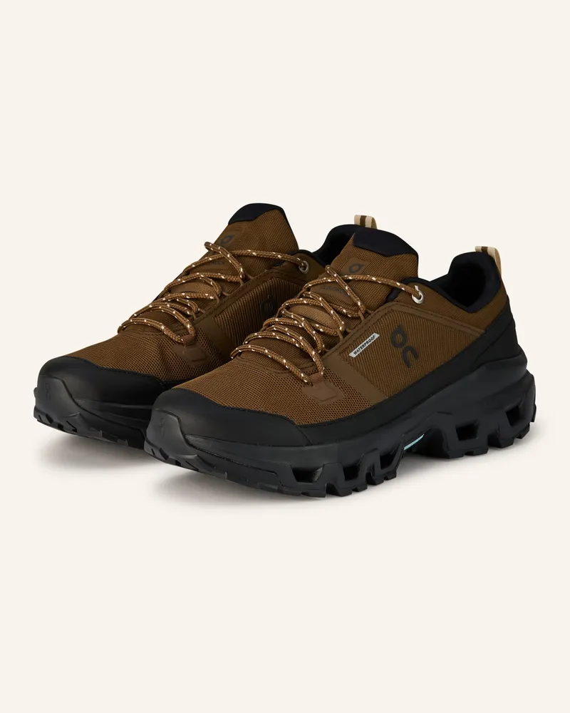 ON Wanderschuhe Cloudrock Low Wp braun Braun