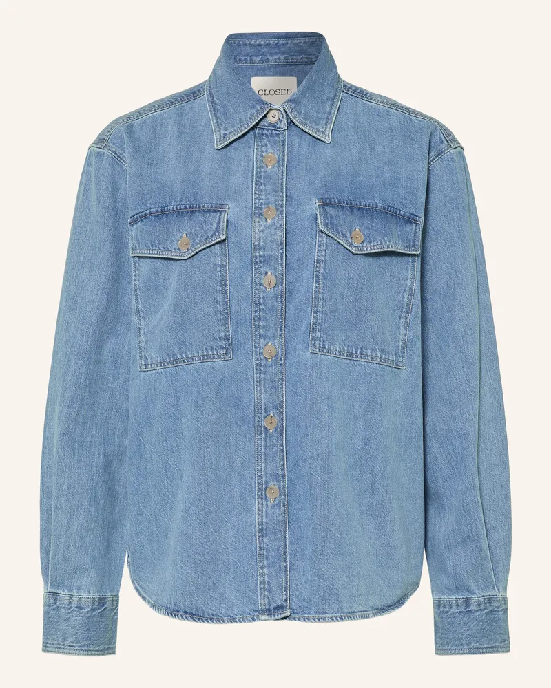 Closed Jeansbluse blau Hellblau