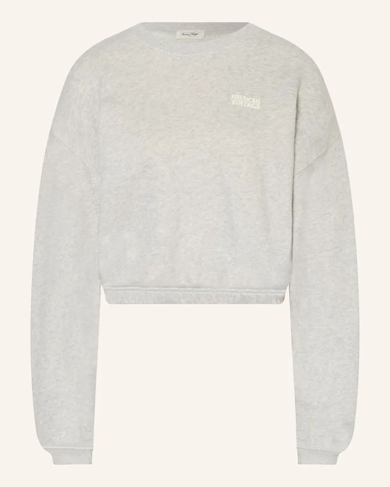 American Vintage Sweatshirt KODYTOWN Hellgrau