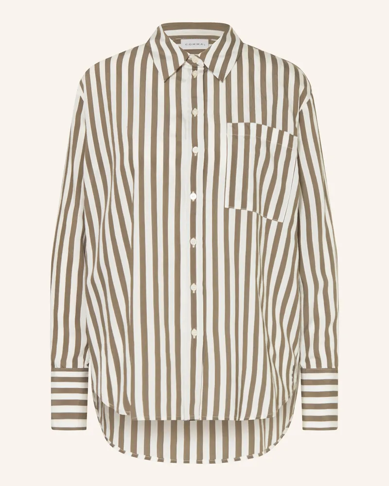COMMA Hemdbluse gruen Khaki