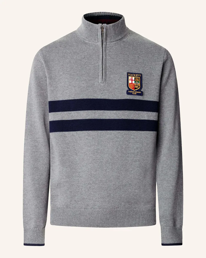 Hackett Pullover Heritage Lrc Knit Hz grau Grau