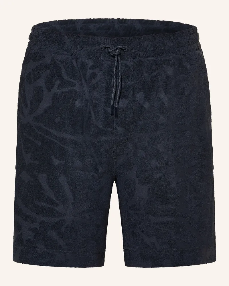 HUGO BOSS Frotteeshorts Dunkelblau