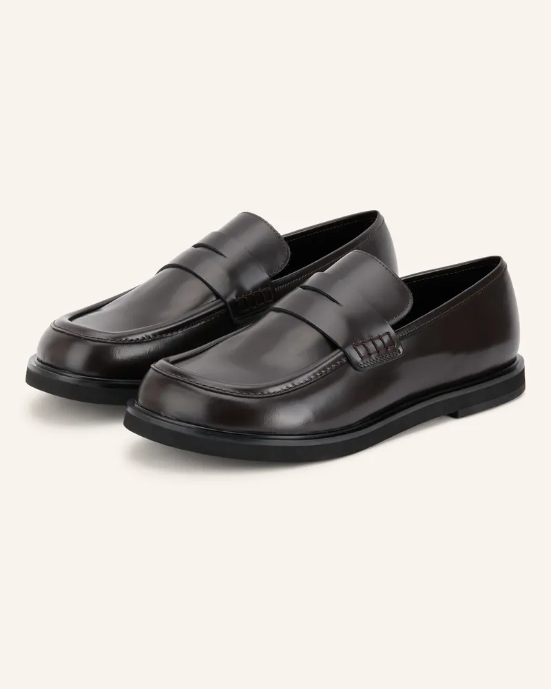 Thea Mika Penny-Loafer Ola braun Dunkelbraun