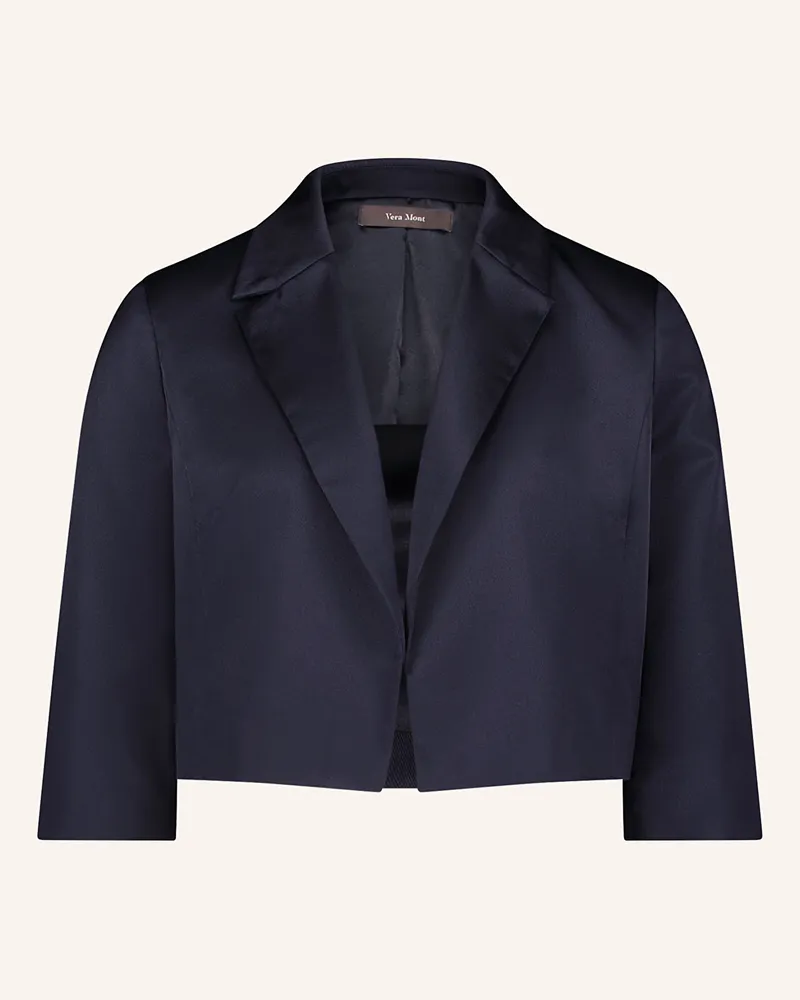 Vera Mont Bolero mit 3/4-Arm Dunkelblau