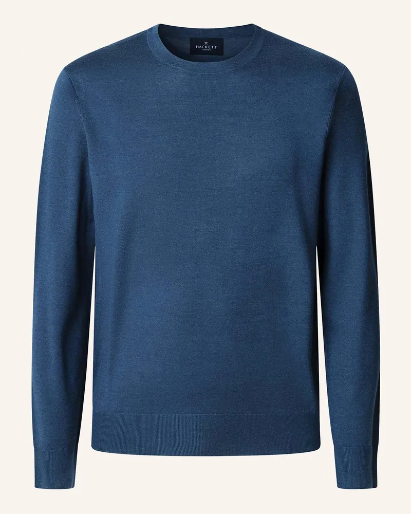 Hackett Pullover GMD MERINO SILK CREW Dunkelblau