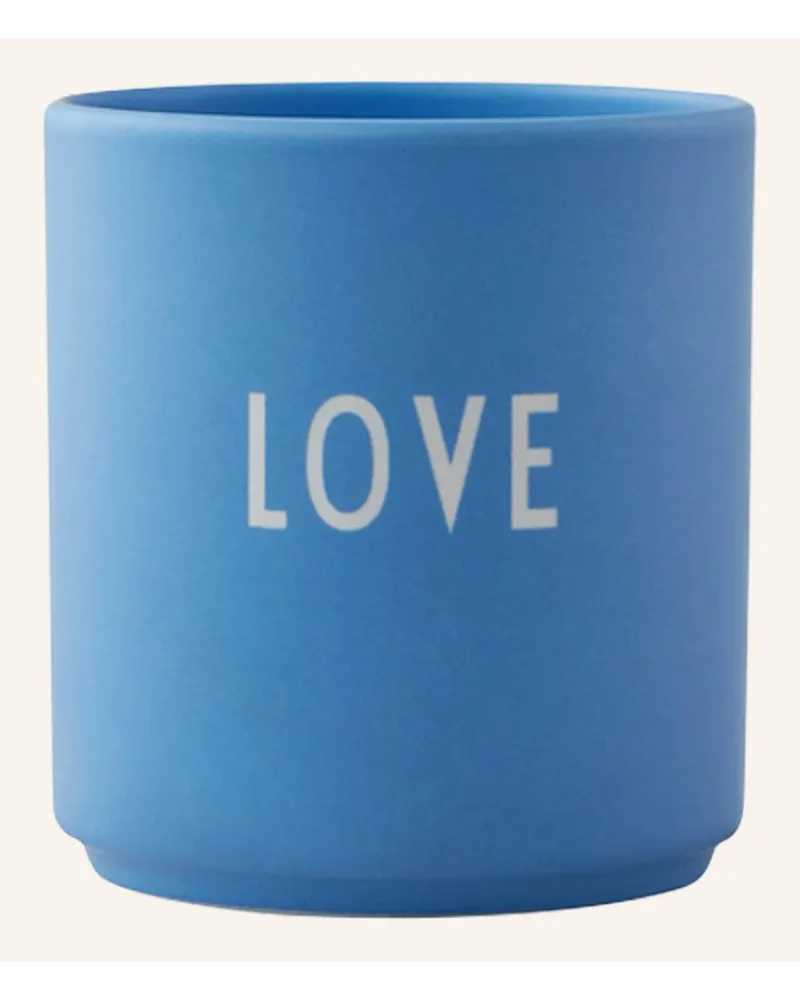 DESIGN LETTERS Becher LOVE Blau