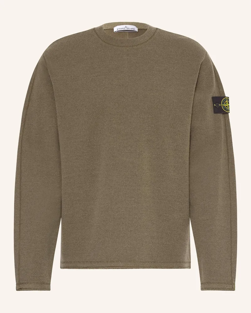 Stone Island Pullover gruen Khaki