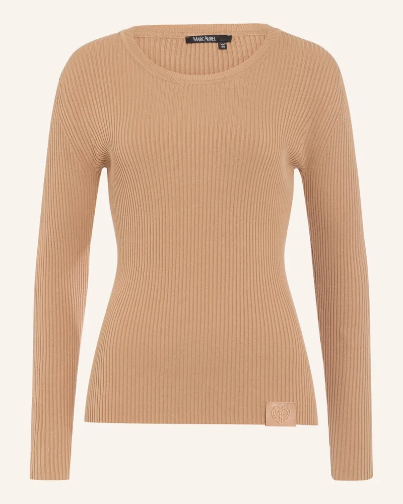 MARC AUREL Pullover Braun