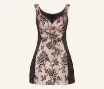 Kleid Mit Spitze rosa
