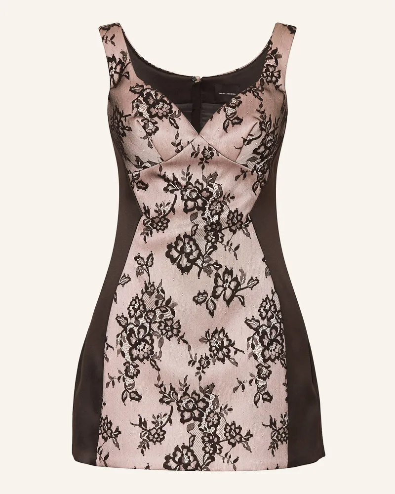 Marc Jacobs Kleid Mit Spitze rosa Schwarz