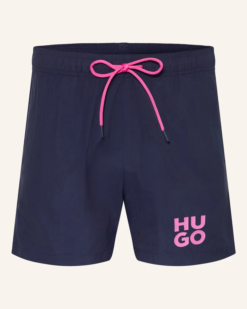 HUGO BOSS Badeshorts PAOLO Dunkelblau