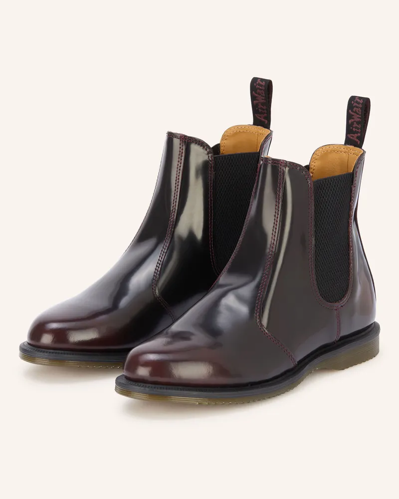 Dr.Martens Chelsea-Boots Flora rot Dunkelrot