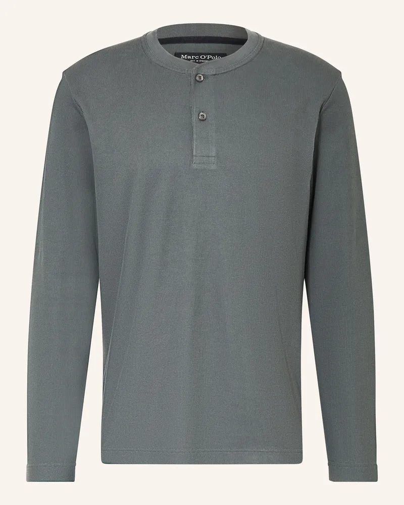 Marc O'Polo Henley-Shirt grau Petrol