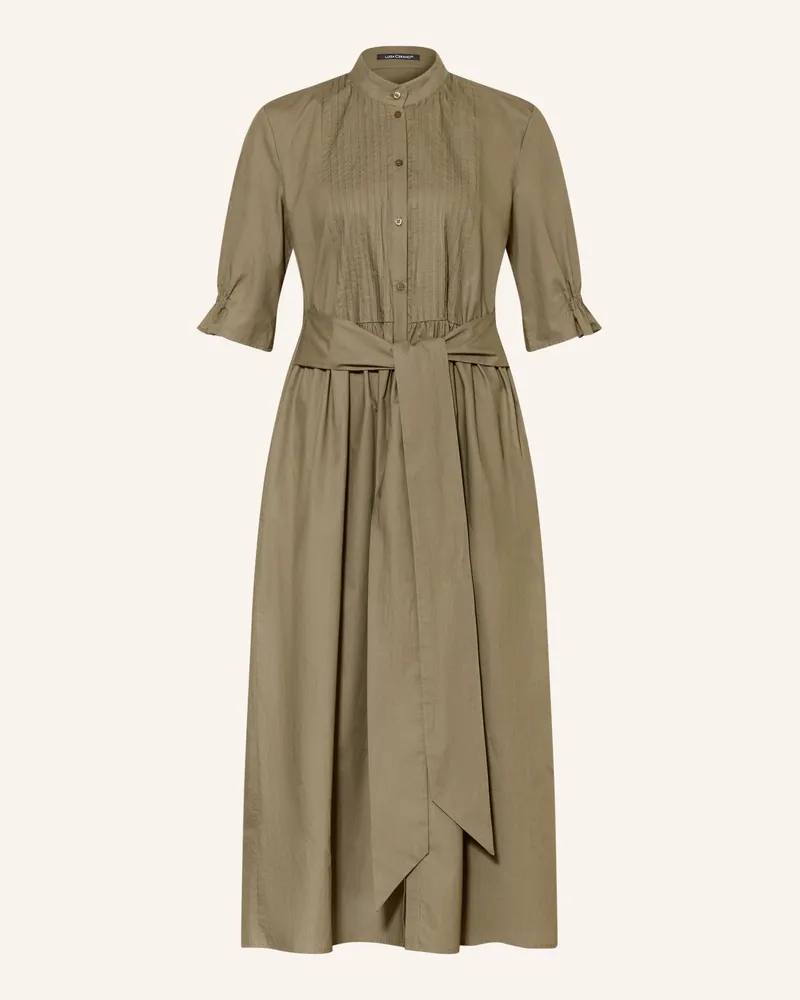 Luisa Cerano Kleid gruen Khaki