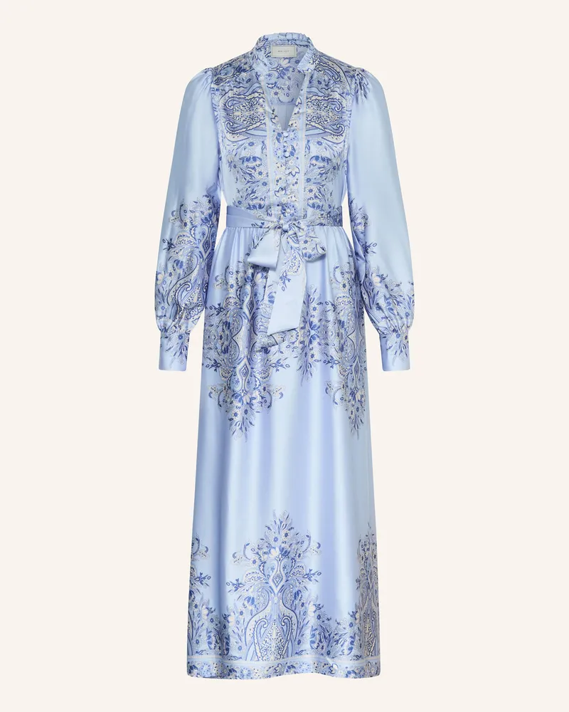 Neo Noir Satinkleid NOVA Hellblau