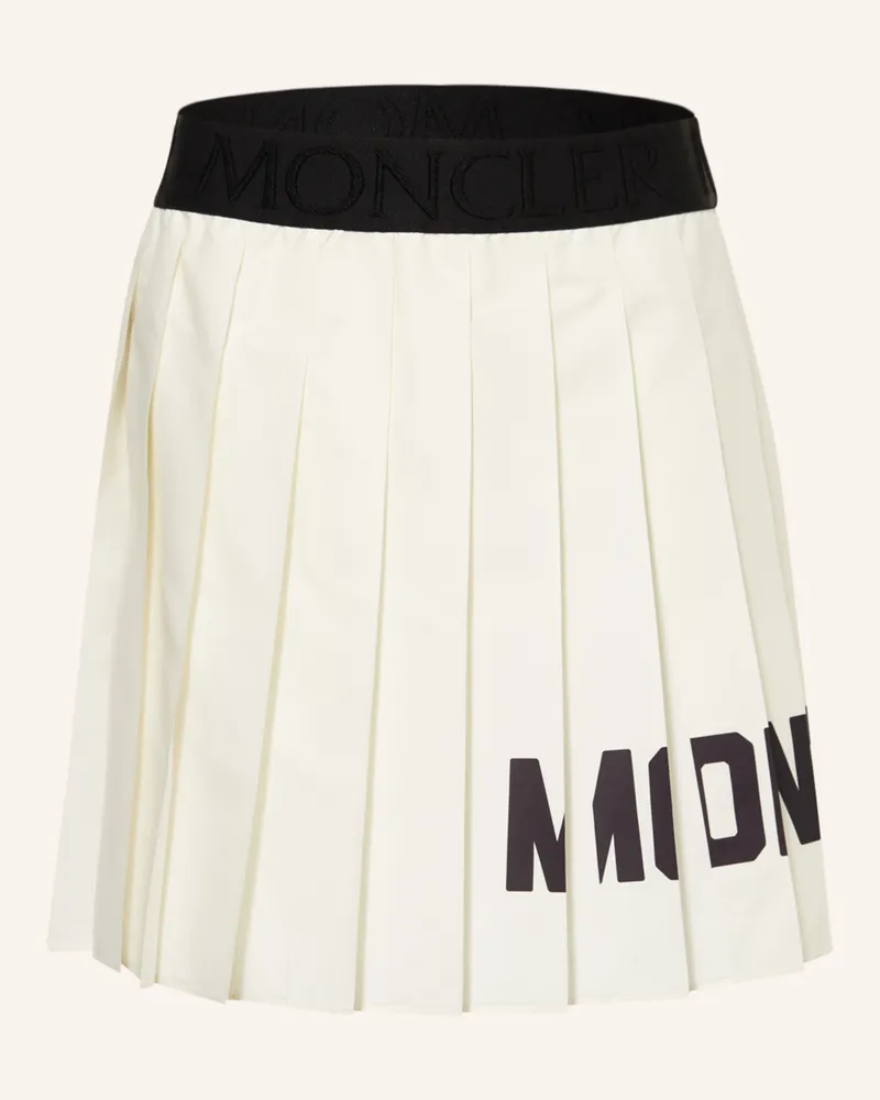 Moncler Faltenrock Weiss