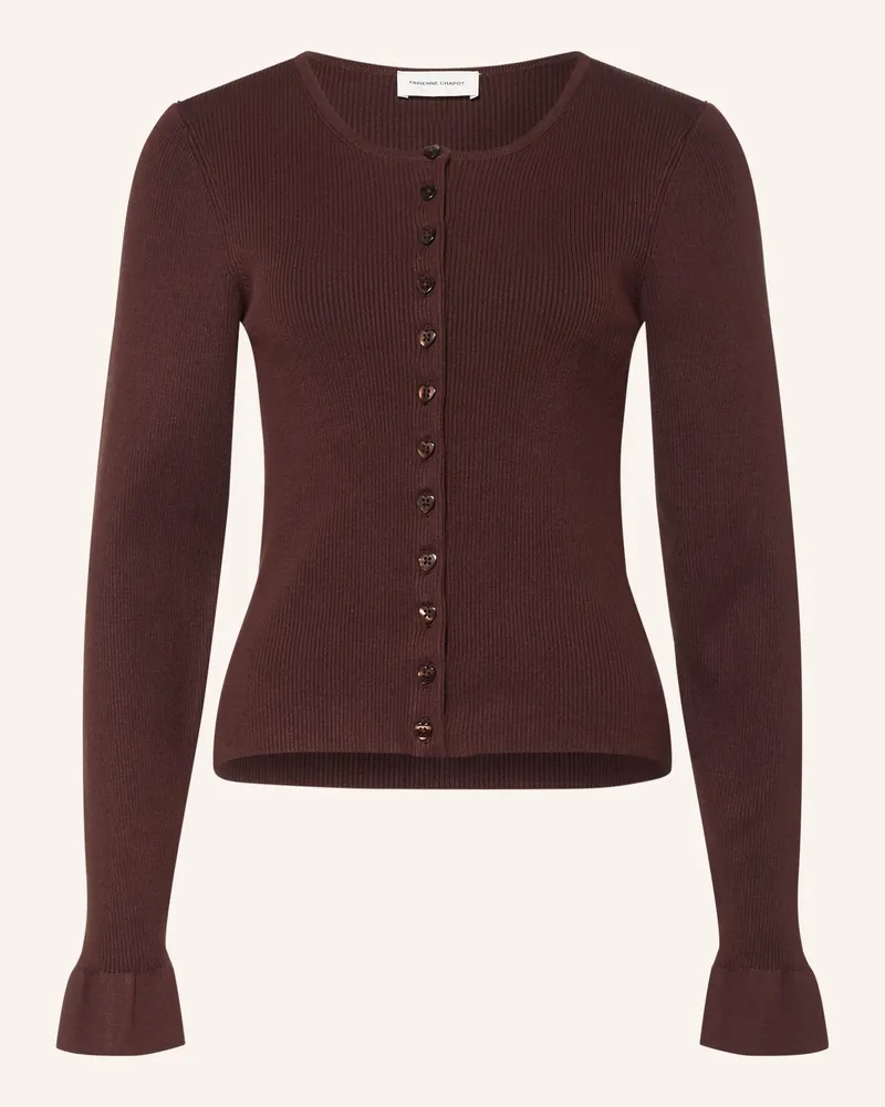 Fabienne Chapot Strickjacke Lilo braun Dunkelbraun