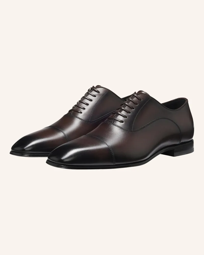 HUGO BOSS Schnürer Quillon Boss By Beckham braun Dunkelbraun