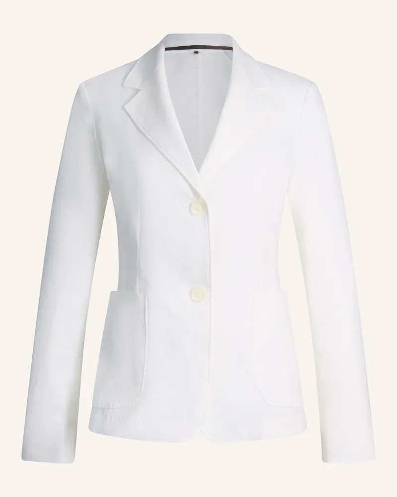 windsor. Blazer Mit Leinen weiss Weiss