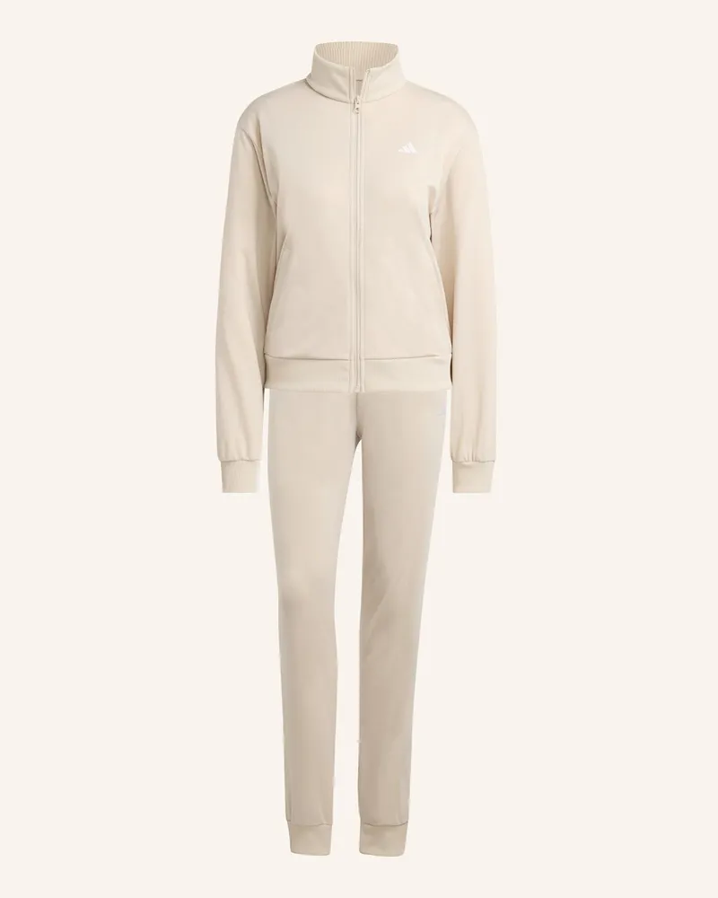 adidas Essentials Feel Cozy Trainingsanzug beige Beige