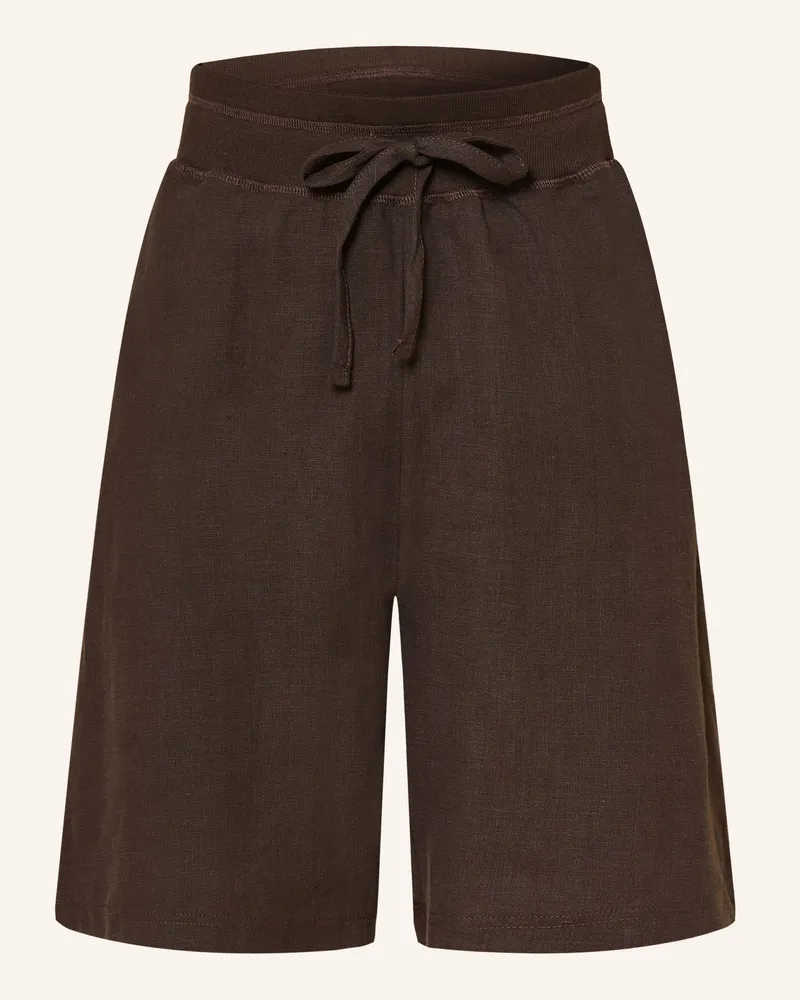 Darling Harbour Leinen-Bermudas braun Chocolate