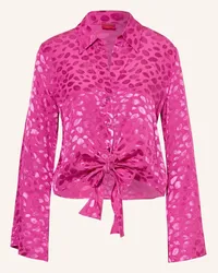 HUGO BOSS Satinbluse ERRIKA Pink