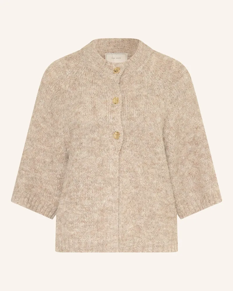Neo Noir Strickjacke BENUTA mit 3/4-Arm Beige