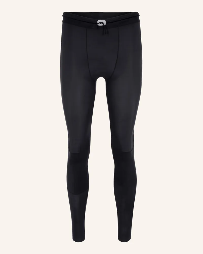 Skins Kompressionshose S5 LONG TIGHTS Schwarz