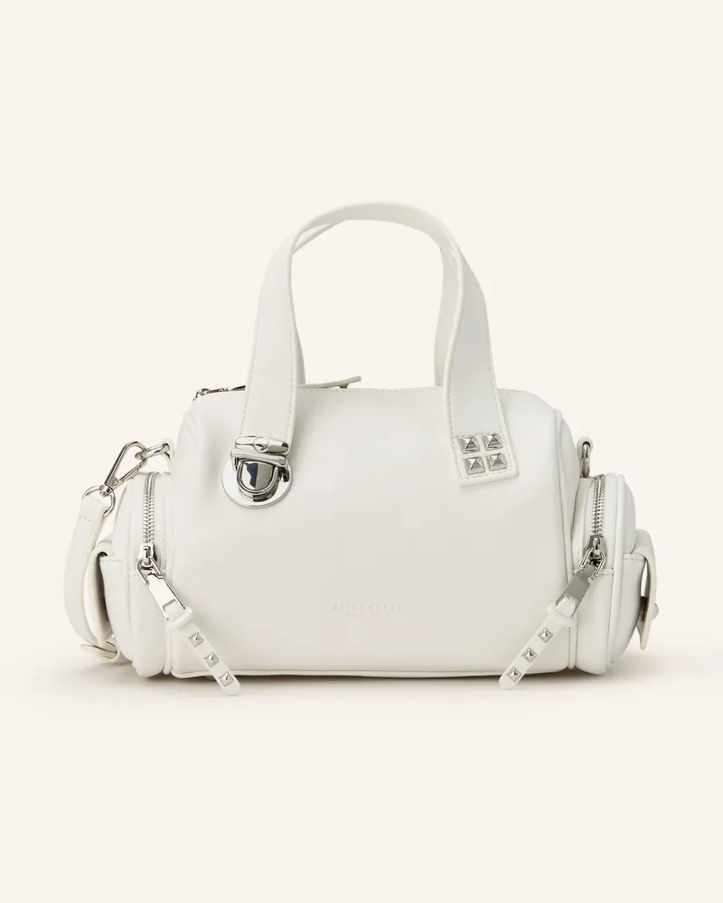 SEIDENFELT Handtasche Jokela Mit Nieten weiss Weiss