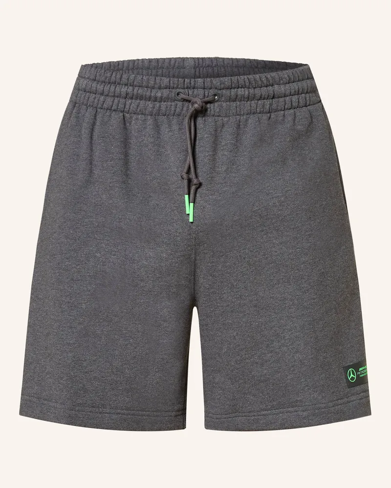 adidas Sweatshorts MERCEDES - AMG PETRONAS FORMULA ONE 1 TEAM PREMIUM Dunkelgrau