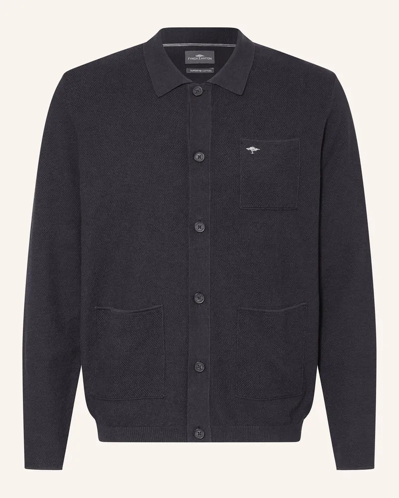 Fynch-Hatton Strickjacke Dunkelblau