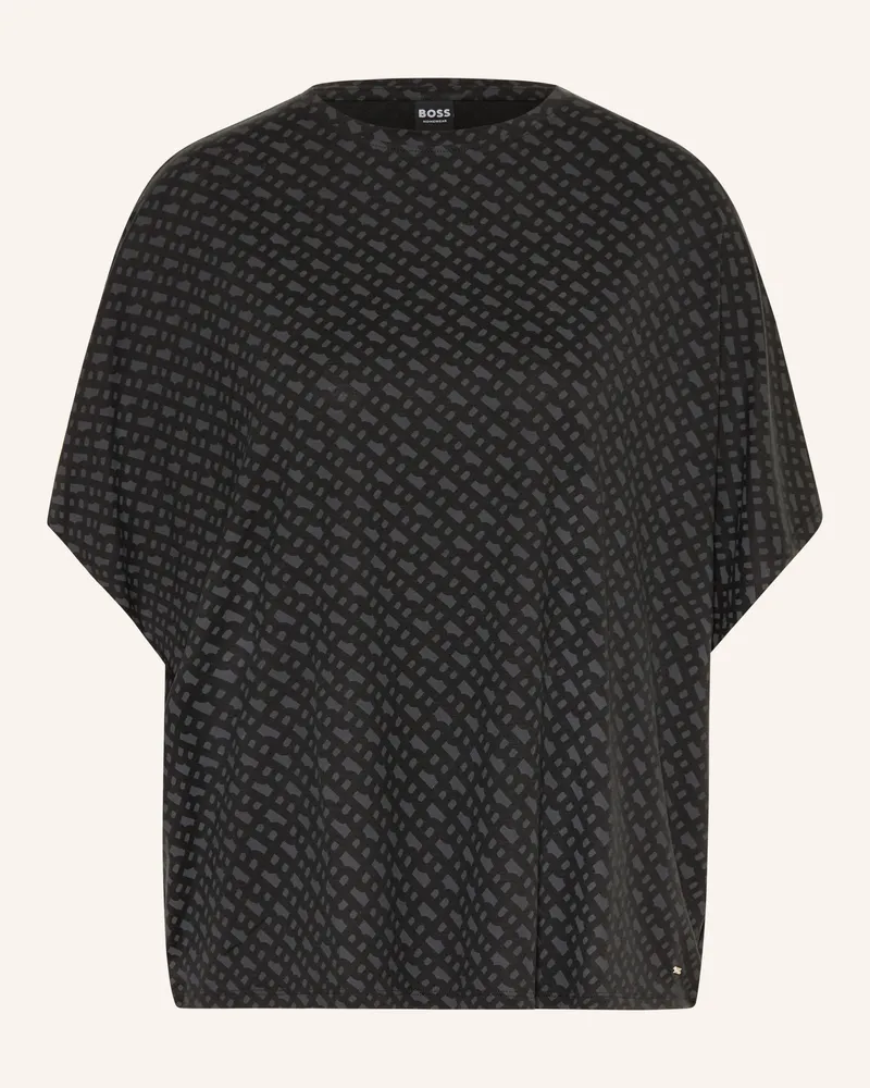 HUGO BOSS Schlafshirt schwarz Schwarz