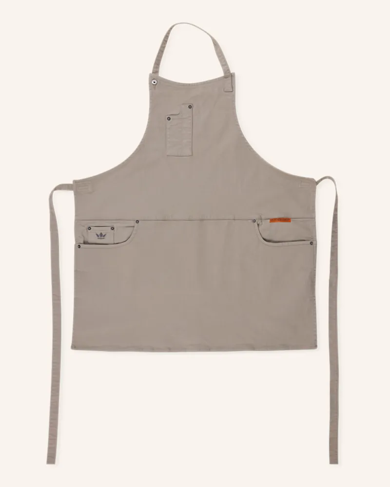 DUTCHDELUXES Schürze grau Oliv