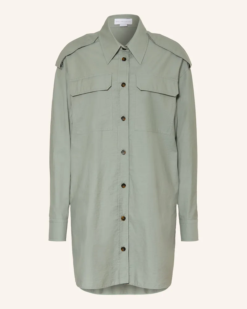 Stella McCartney Hemdblusenkleid grau Mint