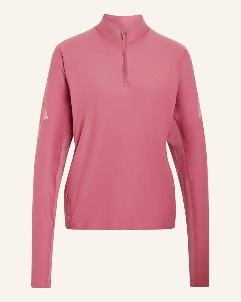 adidas adi365 Iconic Running Pullover Mit Reissverschluss Bis Zur Brust pink Fuchsia