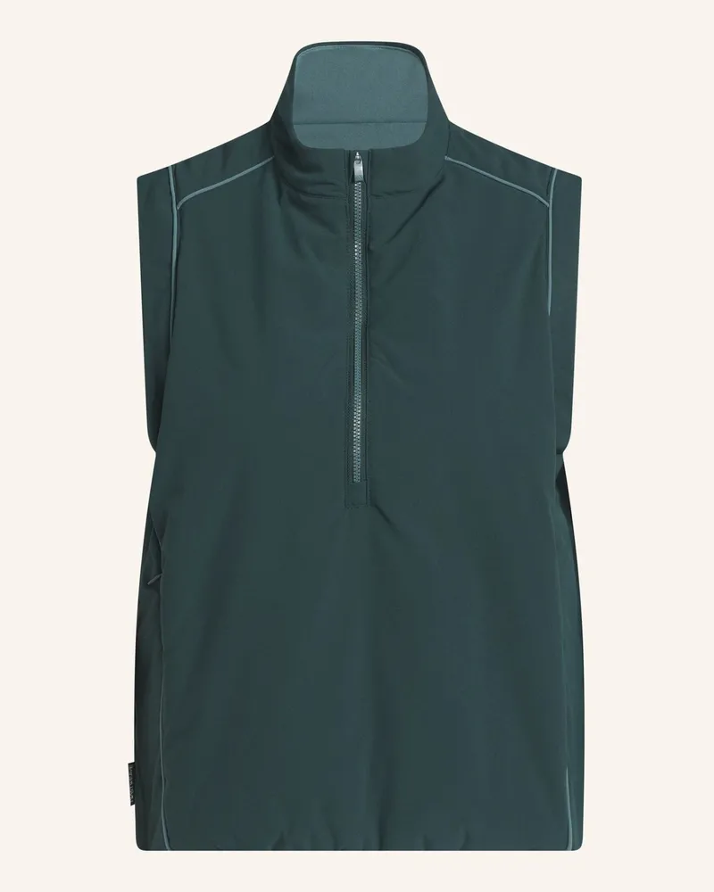 adidas BEYOND TWISTWEAVE LOOSE QUARTER-ZIP WESTE Grün